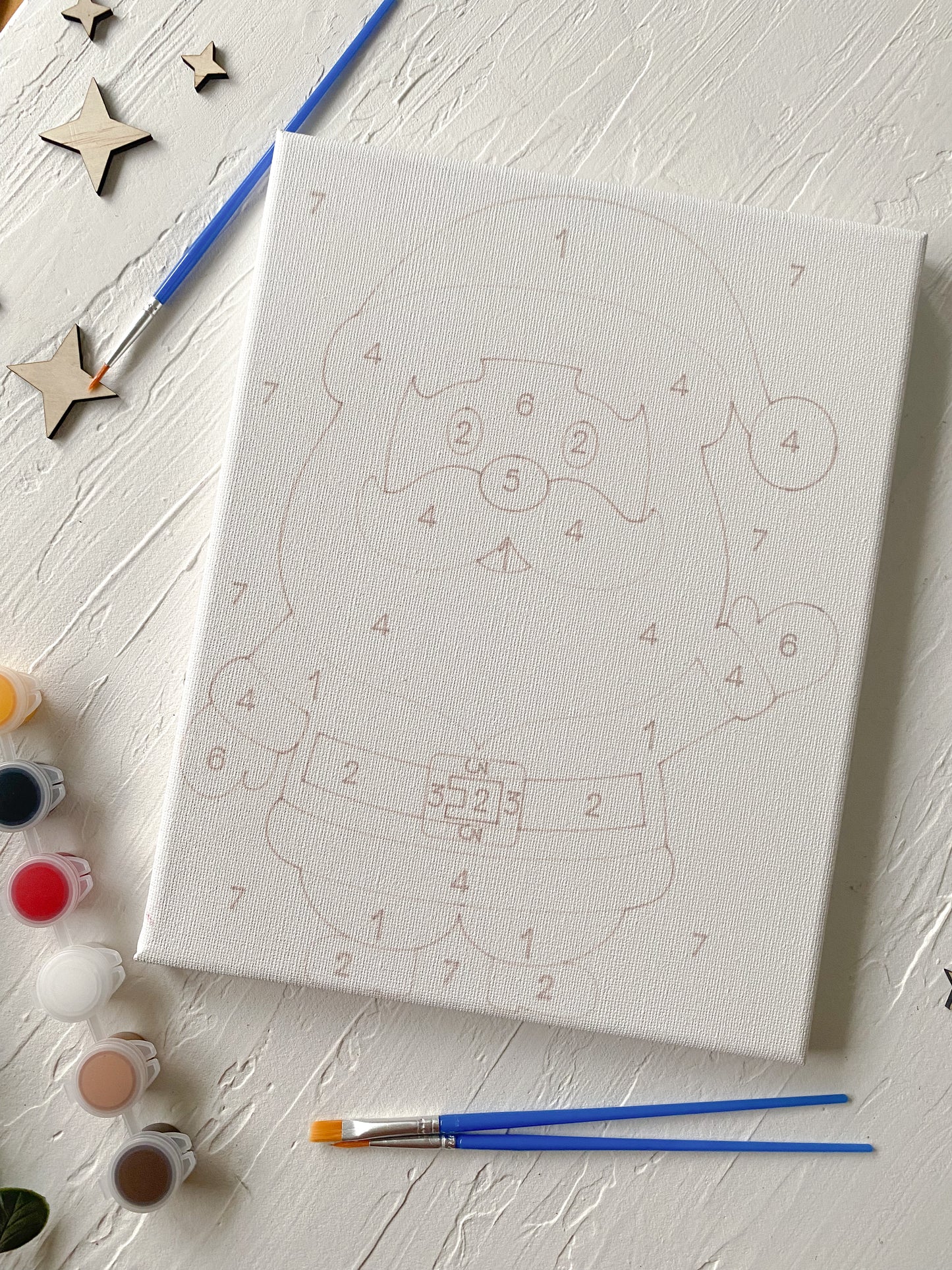 Paint by Numbers Santa Kit