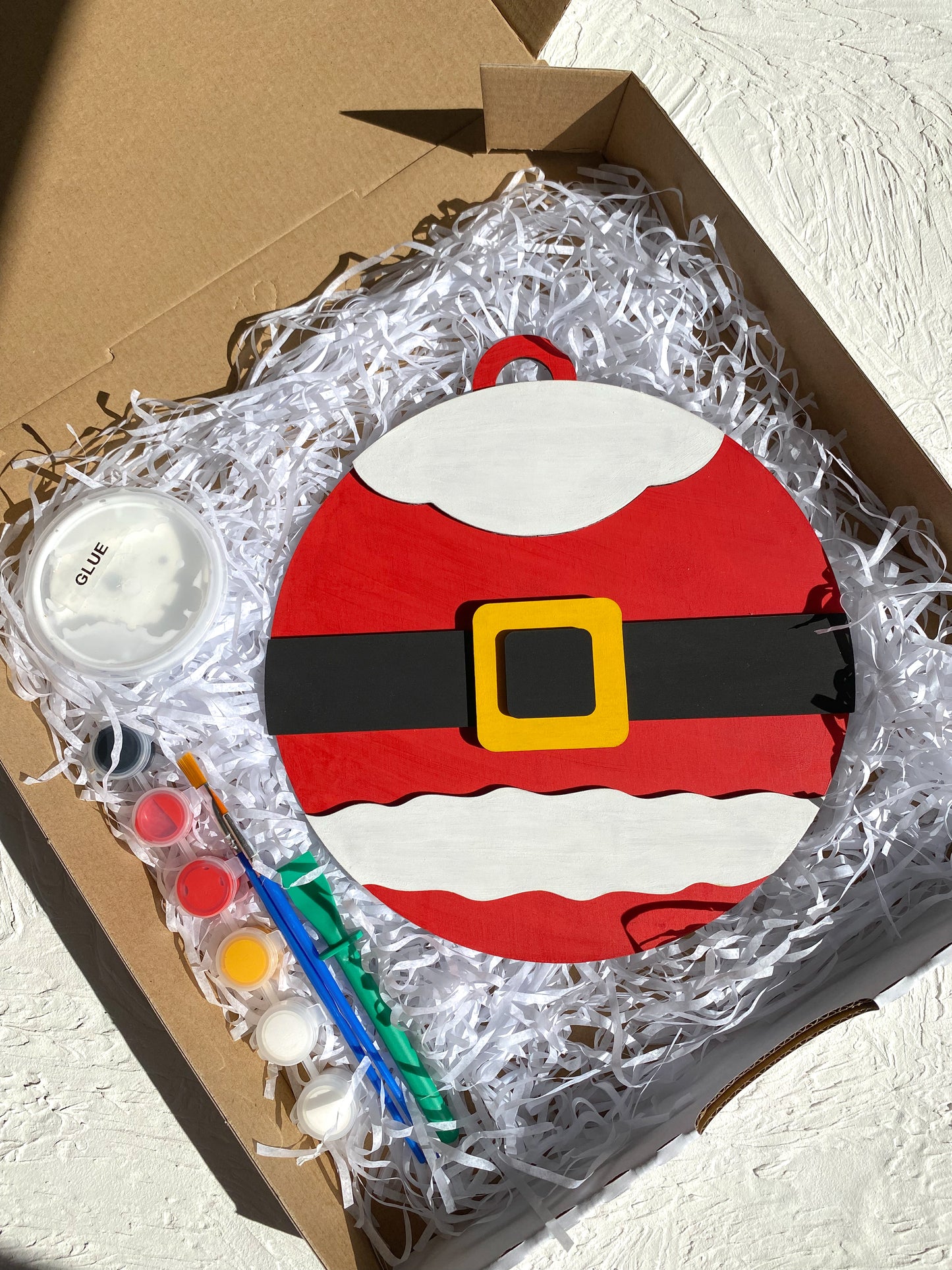 Santa Suit Bauble Painting Kit – DIY Christmas Keepsake Craft